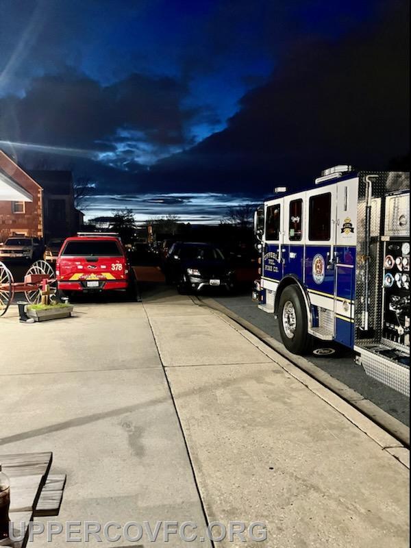 E852 filling in at English Consul VFD during their annual banquet 4/9/22